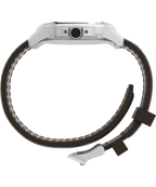 Expedition Metal Field 40mm Leather Strap Watch