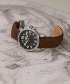 Expedition Metal Field 40mm Leather Strap Watch