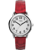 Easy Reader® 30mm Leather Strap Watch