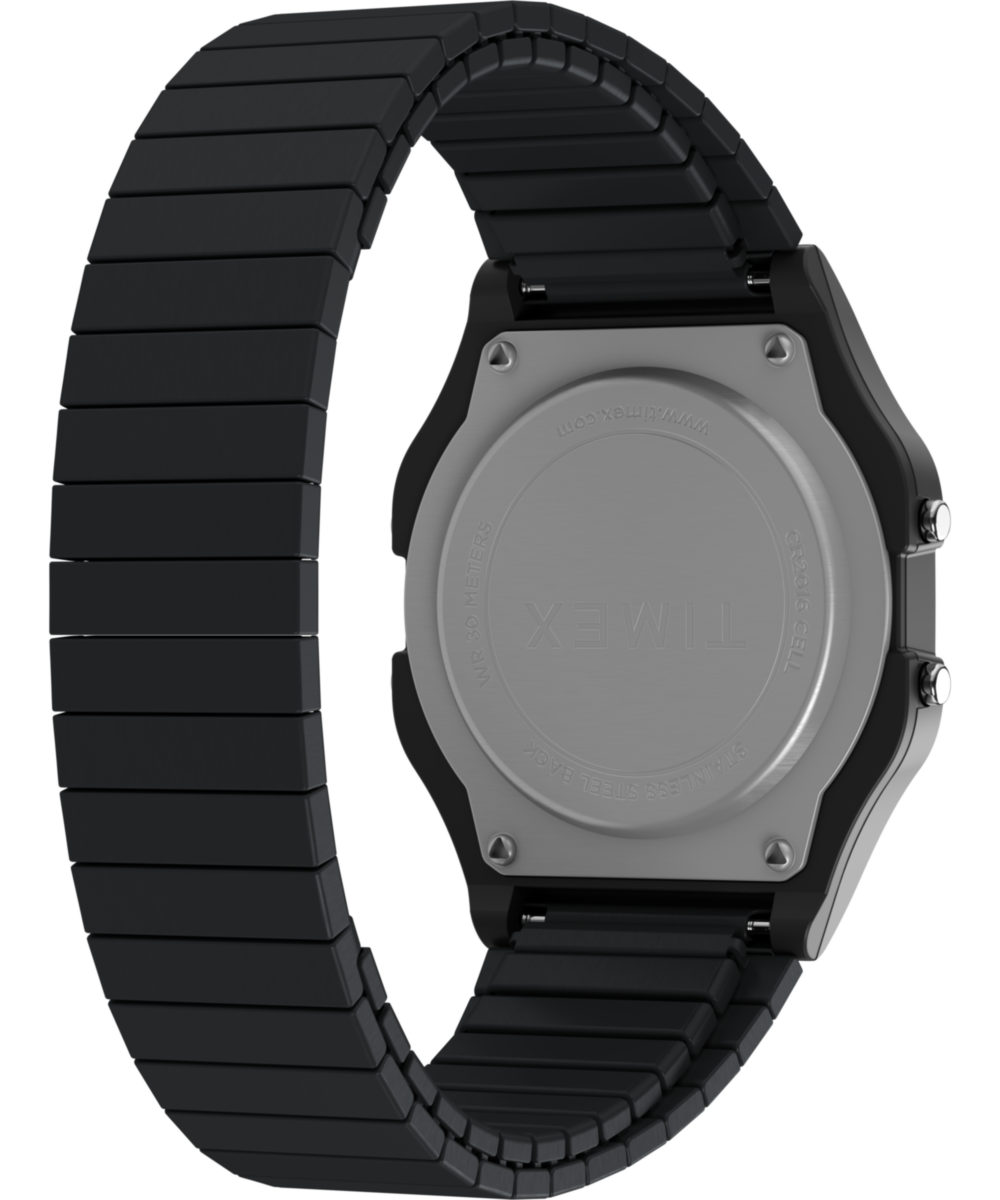 Timex T80 34mm Stainless Steel Expansion Band Watch