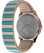 Q Timex Malibu 36mm Stainless Steel Expansion Band Watch