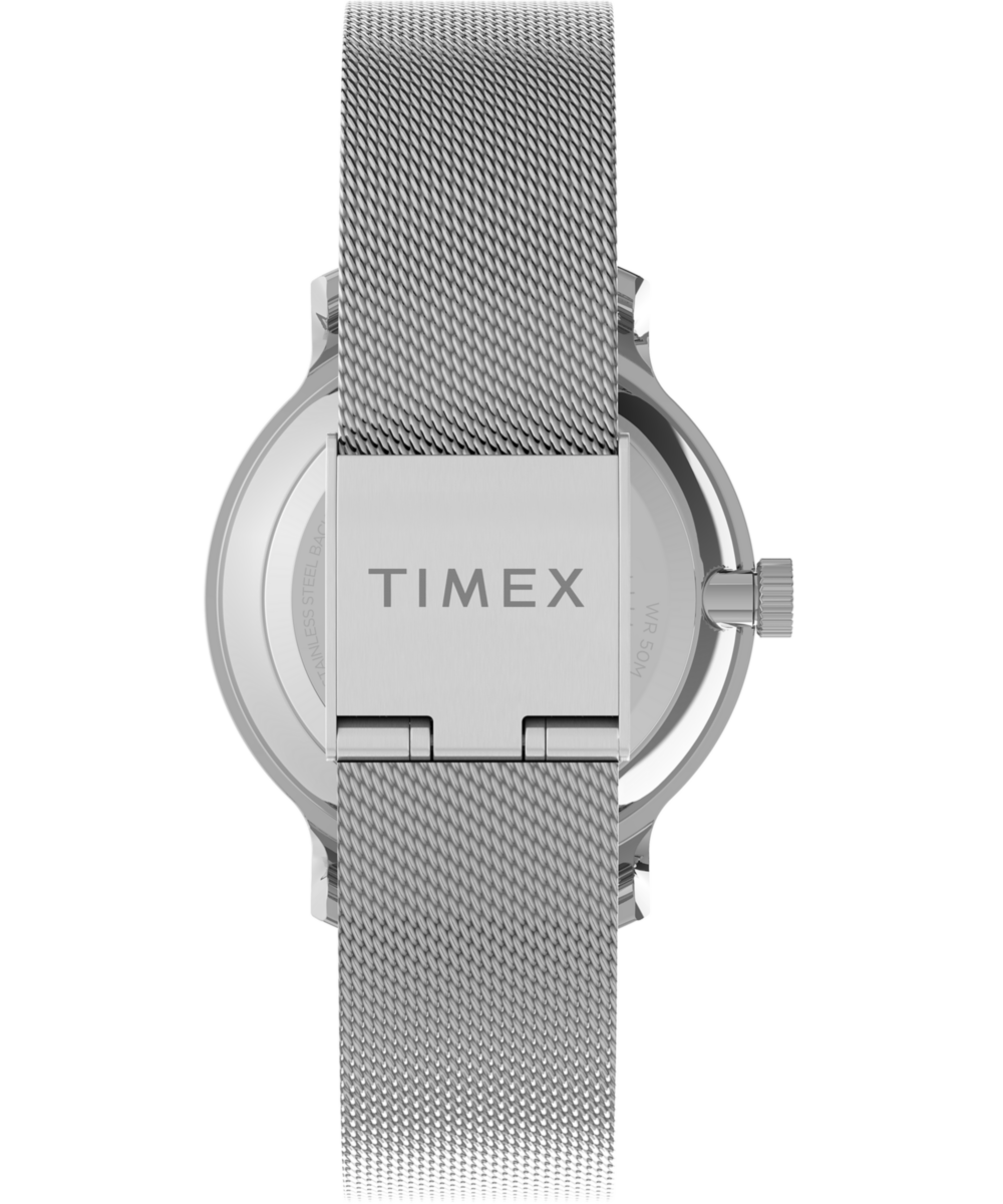 Transcend™ 31mm Stainless Steel Mesh Band Watch