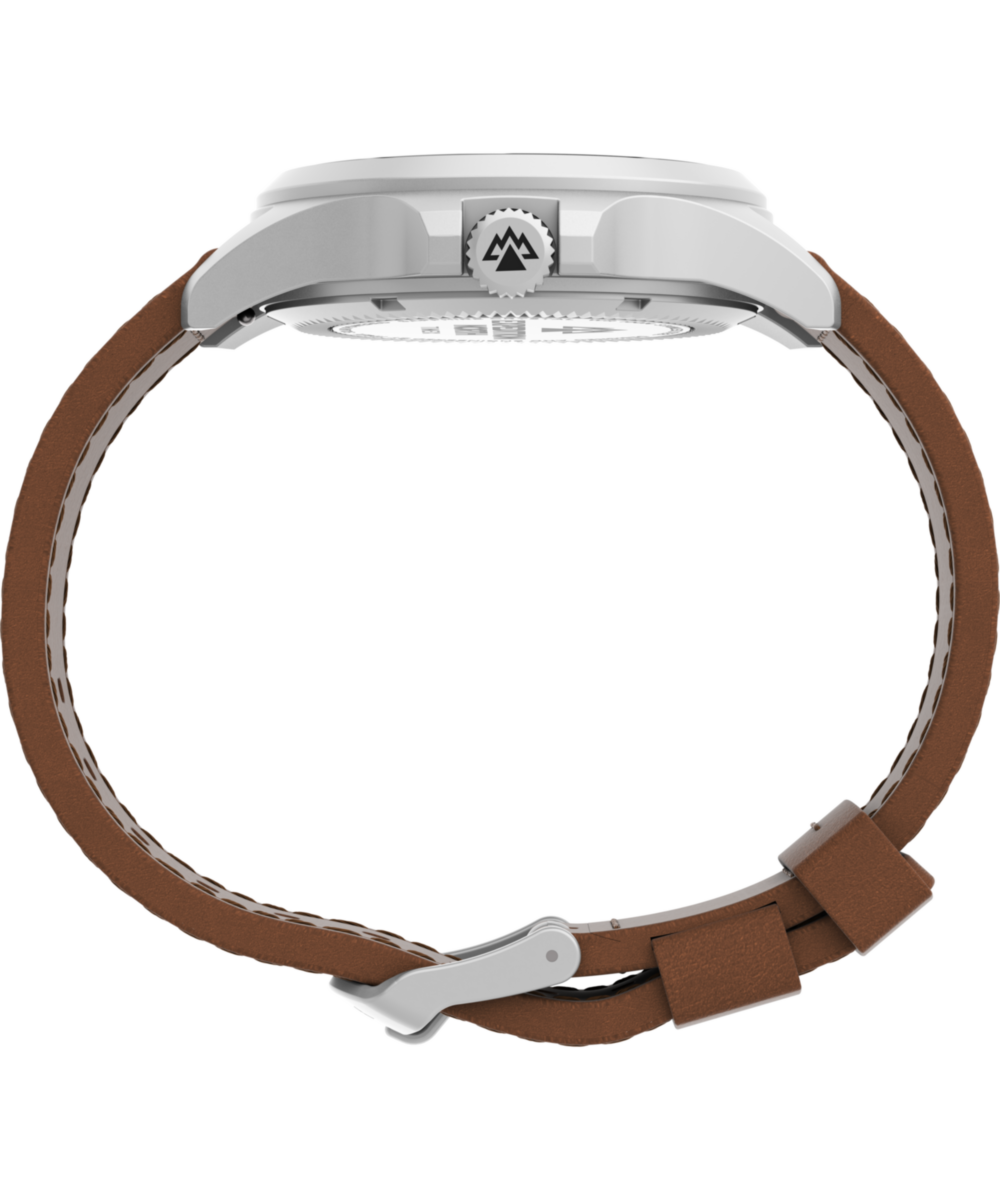 Expedition Field Post Solar 41mm Eco-Friendly Leather Strap Watch