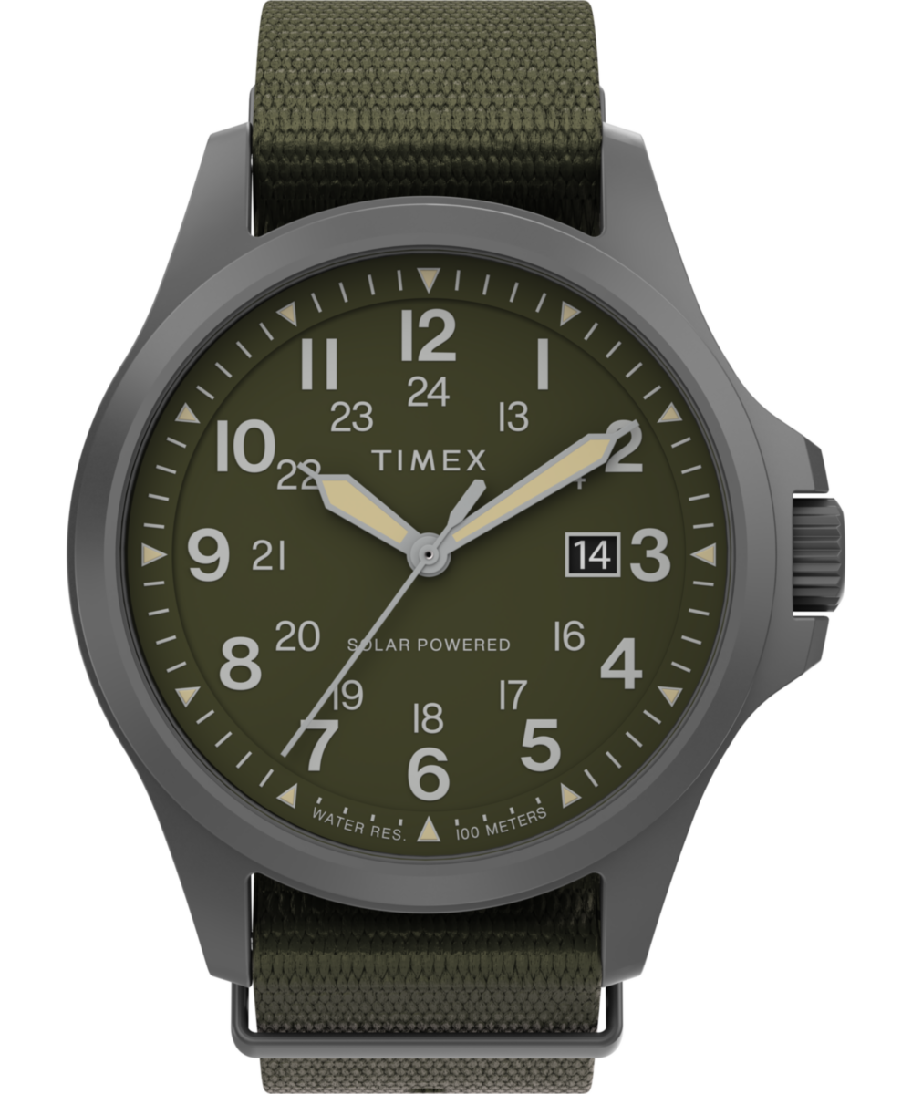 Expedition Field Post Solar 41mm Recycled Fabric Strap Watch