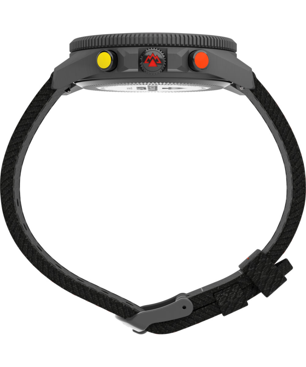 Expedition Tide-Temp-Compass 43mm Eco-Friendly Fabric Strap Watch