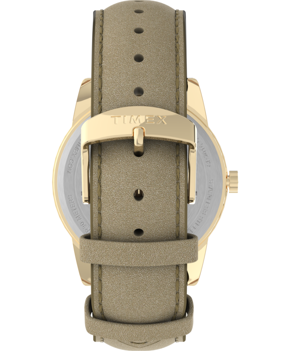 Easy Reader® 38mm Leather Strap Watch