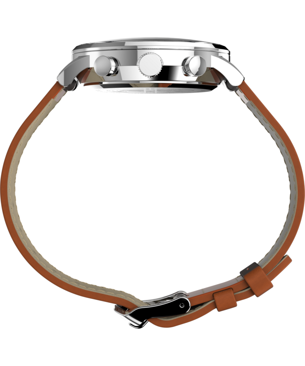 Waterbury Classic Chronograph 40mm Leather Strap Watch