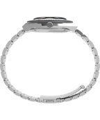 Q Timex GMT 38mm Stainless Steel Bracelet Watch