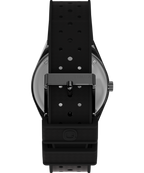 Q Timex GMT 38mm Synthetic Rubber Strap Watch