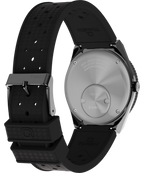 Q Timex GMT 38mm Synthetic Rubber Strap Watch