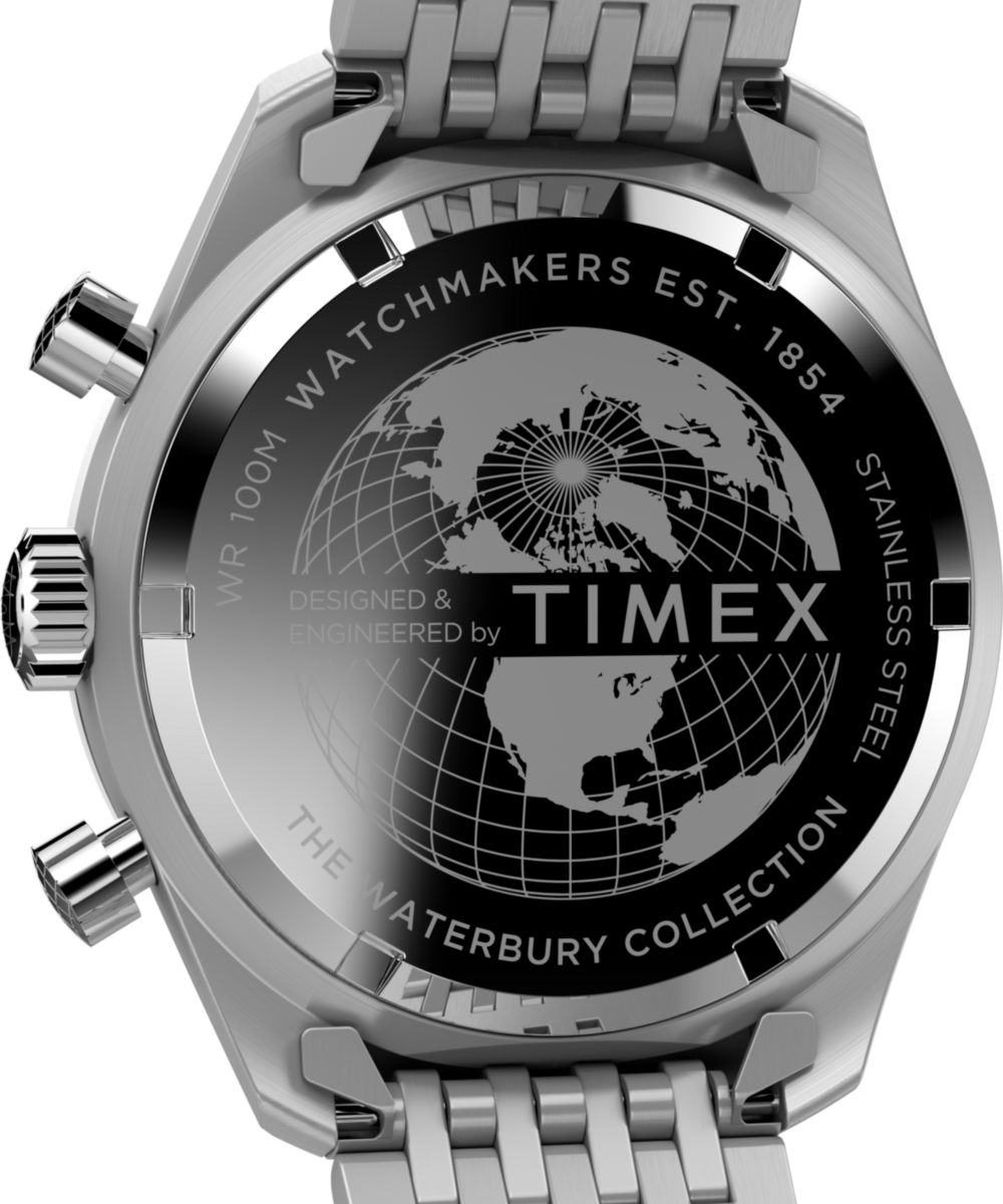 Waterbury Chronograph 41mm Stainless Steel Bracelet Watch