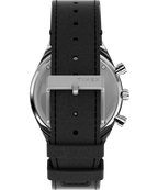 Q Timex Chronograph 40mm Leather Strap Watch