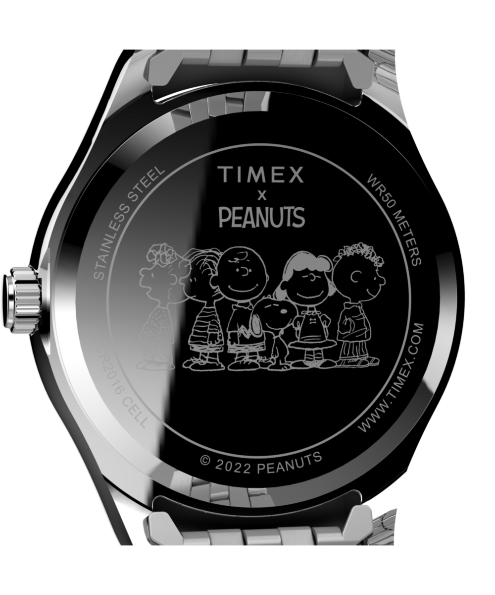 Timex x Peanuts® Timex Legacy 34mm Stainless Steel Bracelet Watch