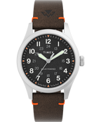 Expedition Field Solar 36mm Eco-Friendly Leather Strap Watch