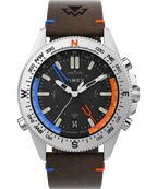 Expedition Tide-Temp-Compass 43mm Eco-Friendly Leather Strap Watch