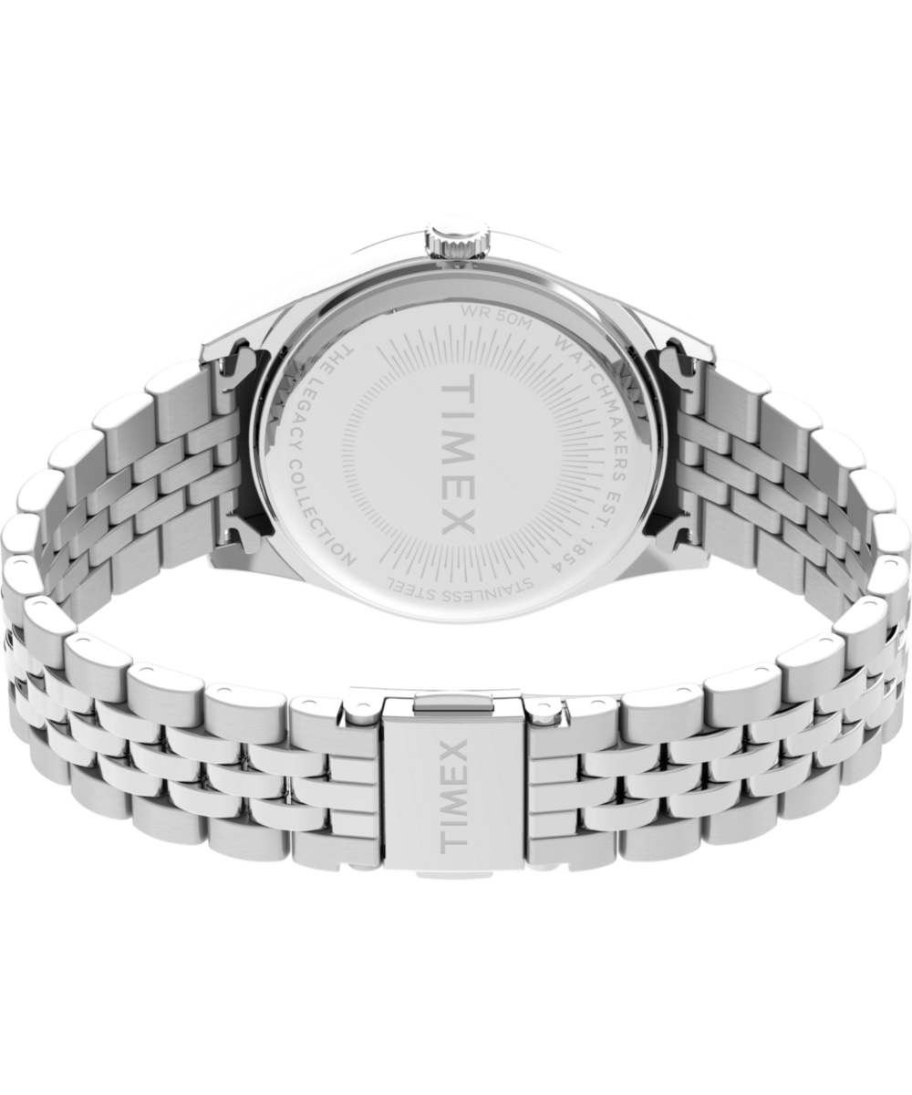 Timex Legacy Day and Date 36mm Stainless Steel Bracelet Watch