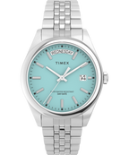 Timex Legacy Day and Date 36mm Stainless Steel Bracelet Watch