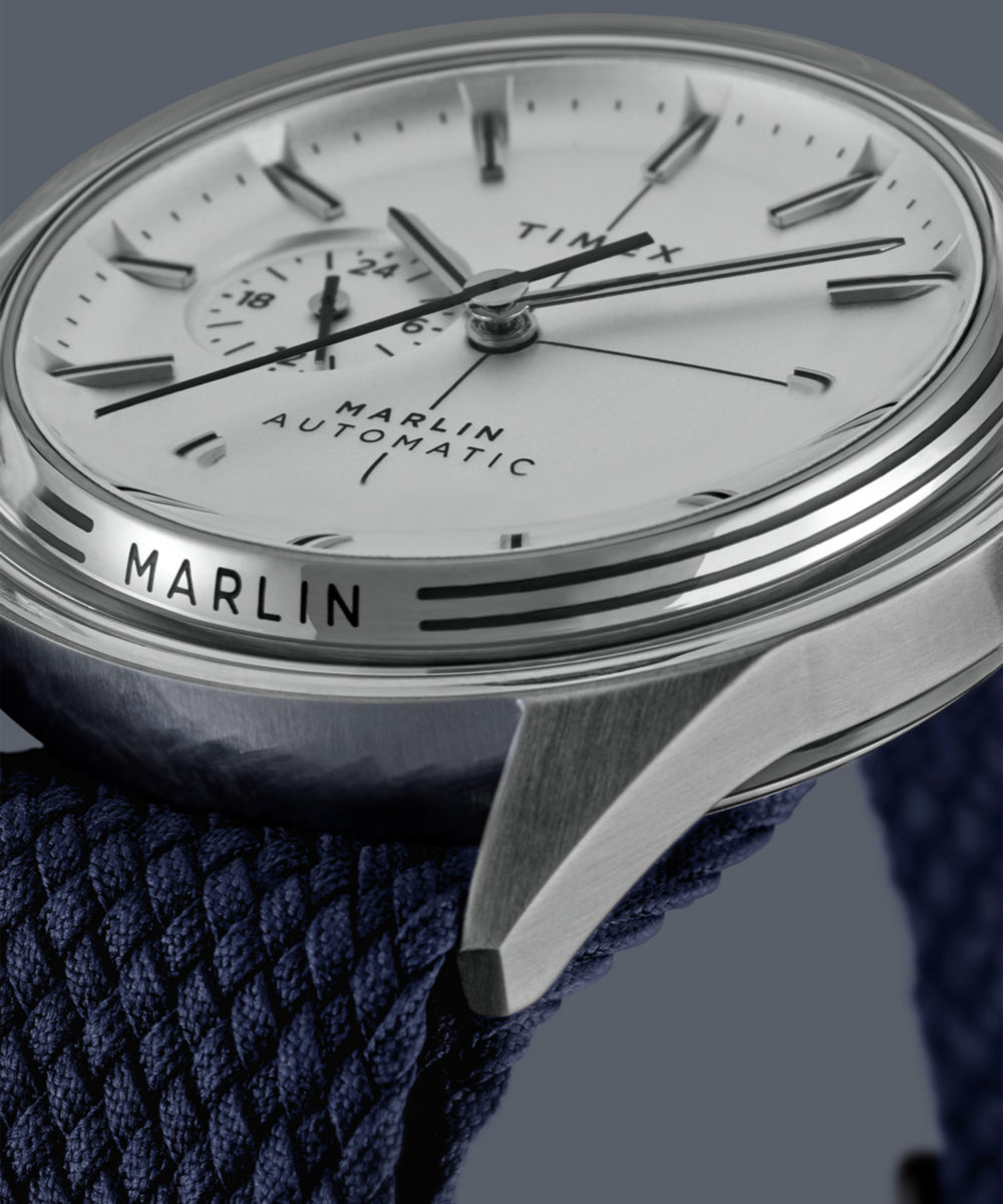 Marlin® Jet Automatic 38mm Fabric Strap Watch