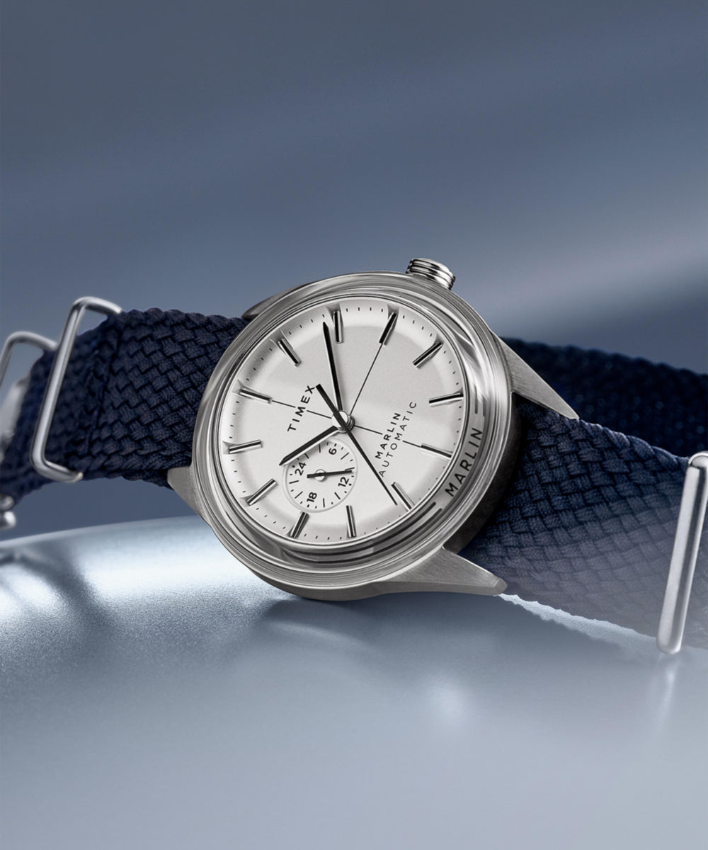 Marlin® Jet Automatic 38mm Fabric Strap Watch