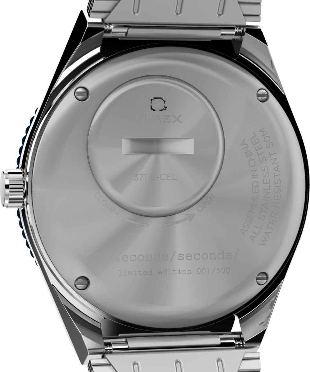 Timex x seconde/seconde/ Episode #1 38mm Stainless Steel Bracelet Watch