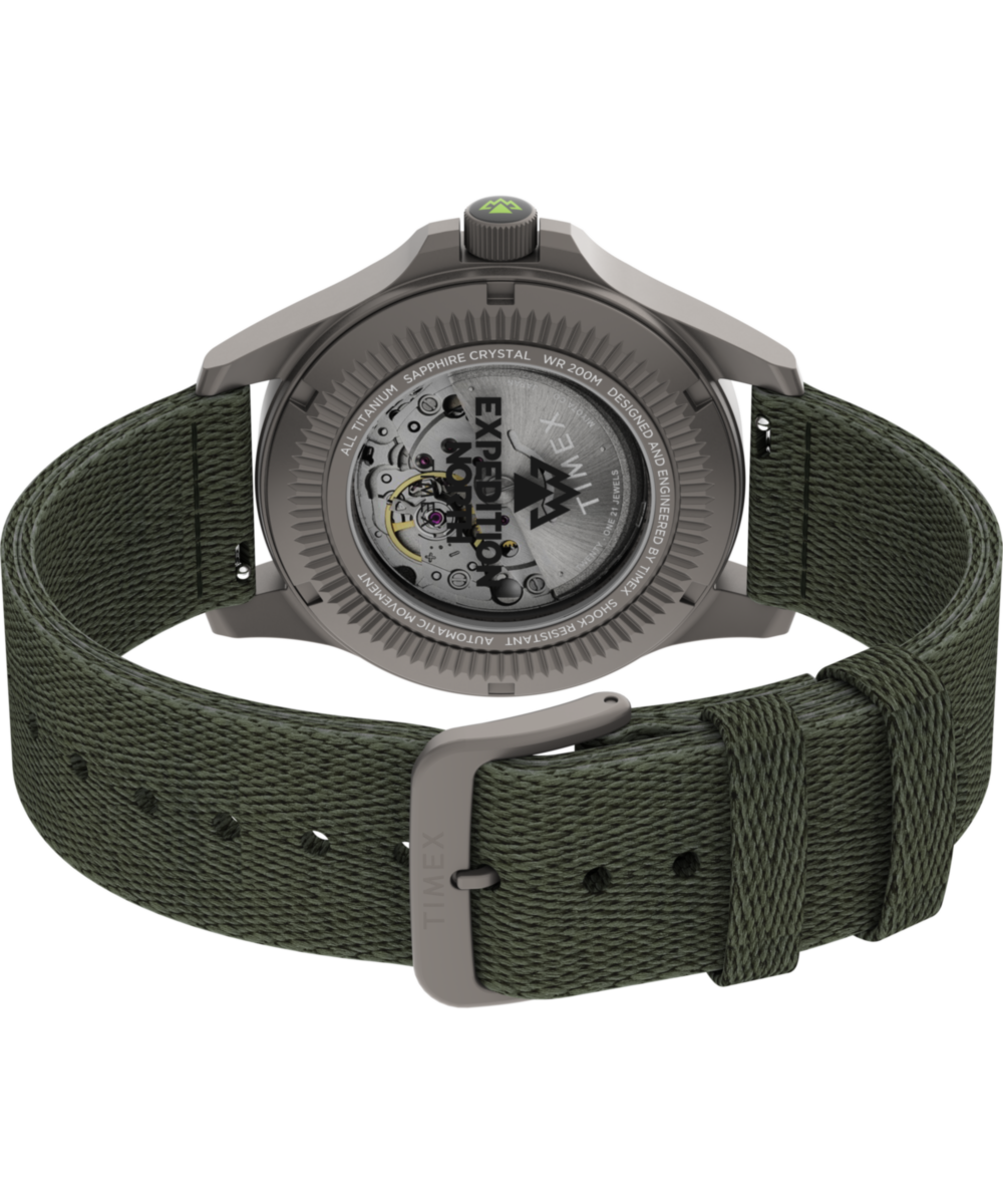 Expedition Titanium Automatic 41mm Recycled Fabric Strap Watch