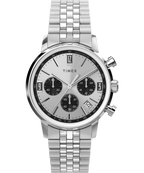 Marlin® Chronograph Tachymeter 40mm Stainless Steel Bracelet Watch