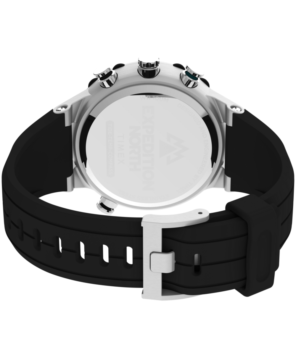 Expedition Tide-Temp-Compass 45mm Silicone Strap Watch