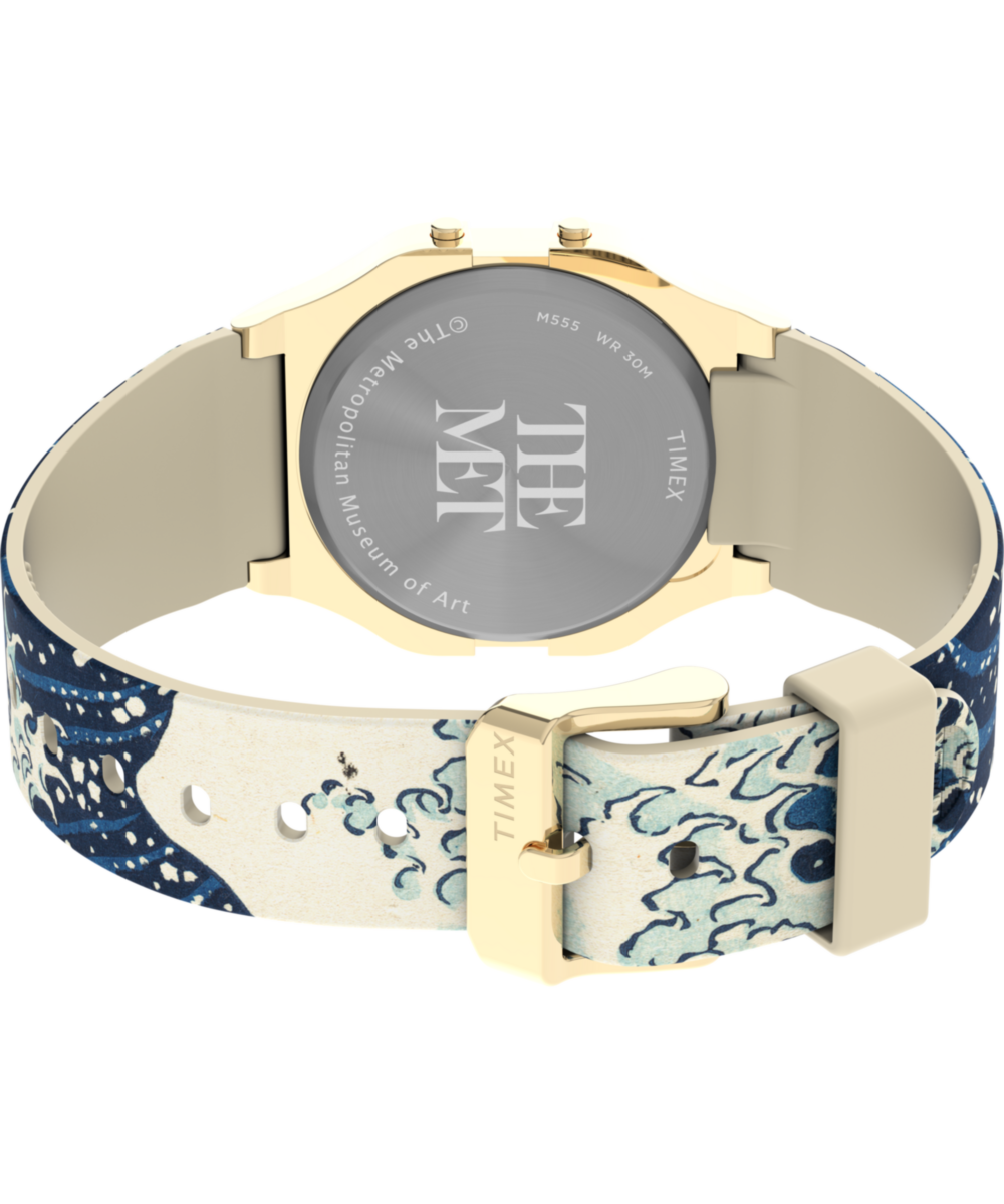 Timex x The MET Hokusai 34mm Resin Strap Watch