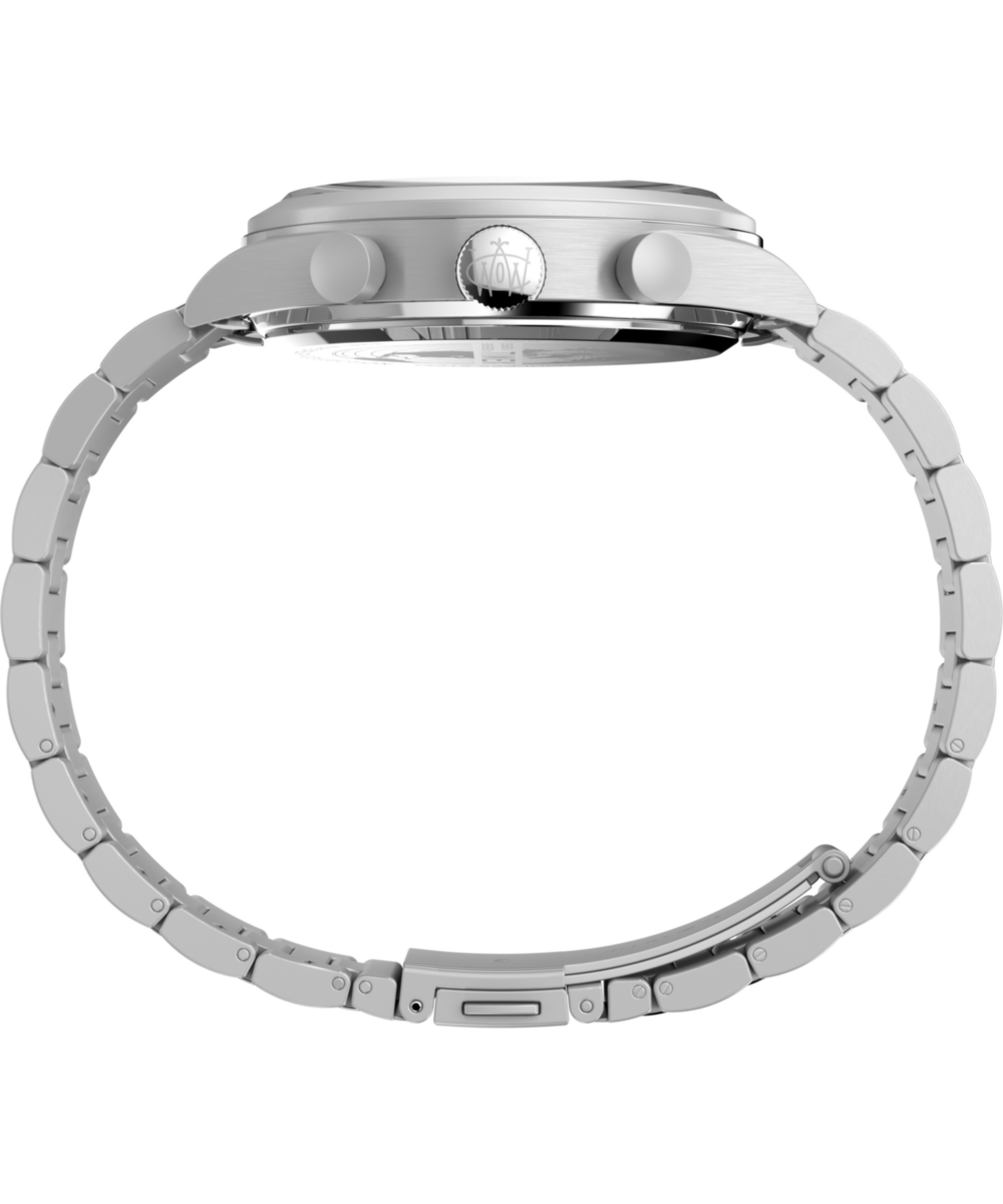 Waterbury Traditional Fly Back Chronograph 43mm Stainless Steel Bracelet Watch