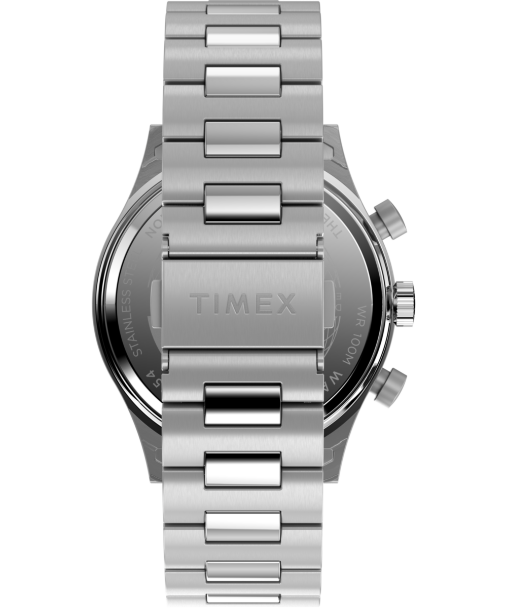 Waterbury Traditional Fly Back Chronograph 43mm Stainless Steel Bracelet Watch