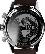 Waterbury Traditional Fly Back Chronograph 43mm Leather Strap Watch