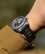 Expedition GMT Titanium Automatic 41mm Silicone Strap Watch