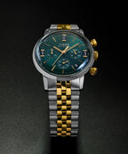 Marlin® Chronograph Tachymeter 40mm Stainless Steel Bracelet Watch 