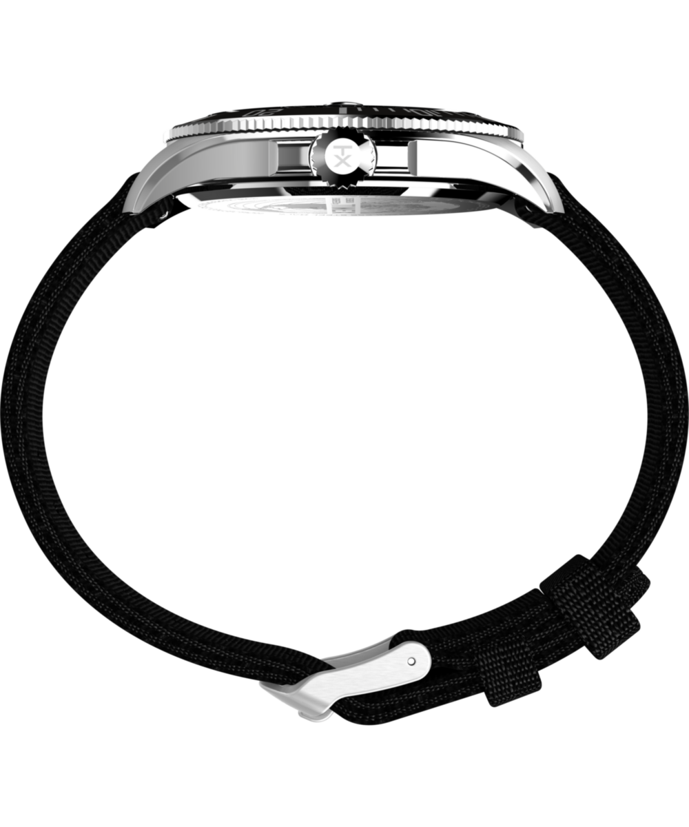 Harborside Coast 44mm Recycled Fabric Strap Watch 