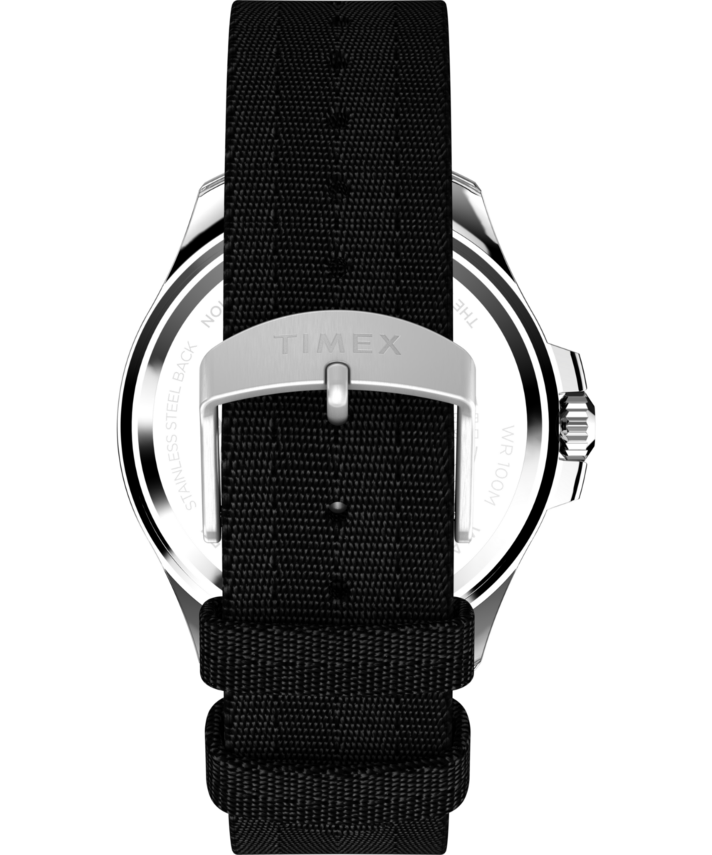 Harborside Coast 44mm Recycled Fabric Strap Watch 