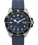 Harborside Coast 44mm Recycled Fabric Strap Watch 