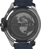 Harborside Coast 44mm Recycled Fabric Strap Watch 