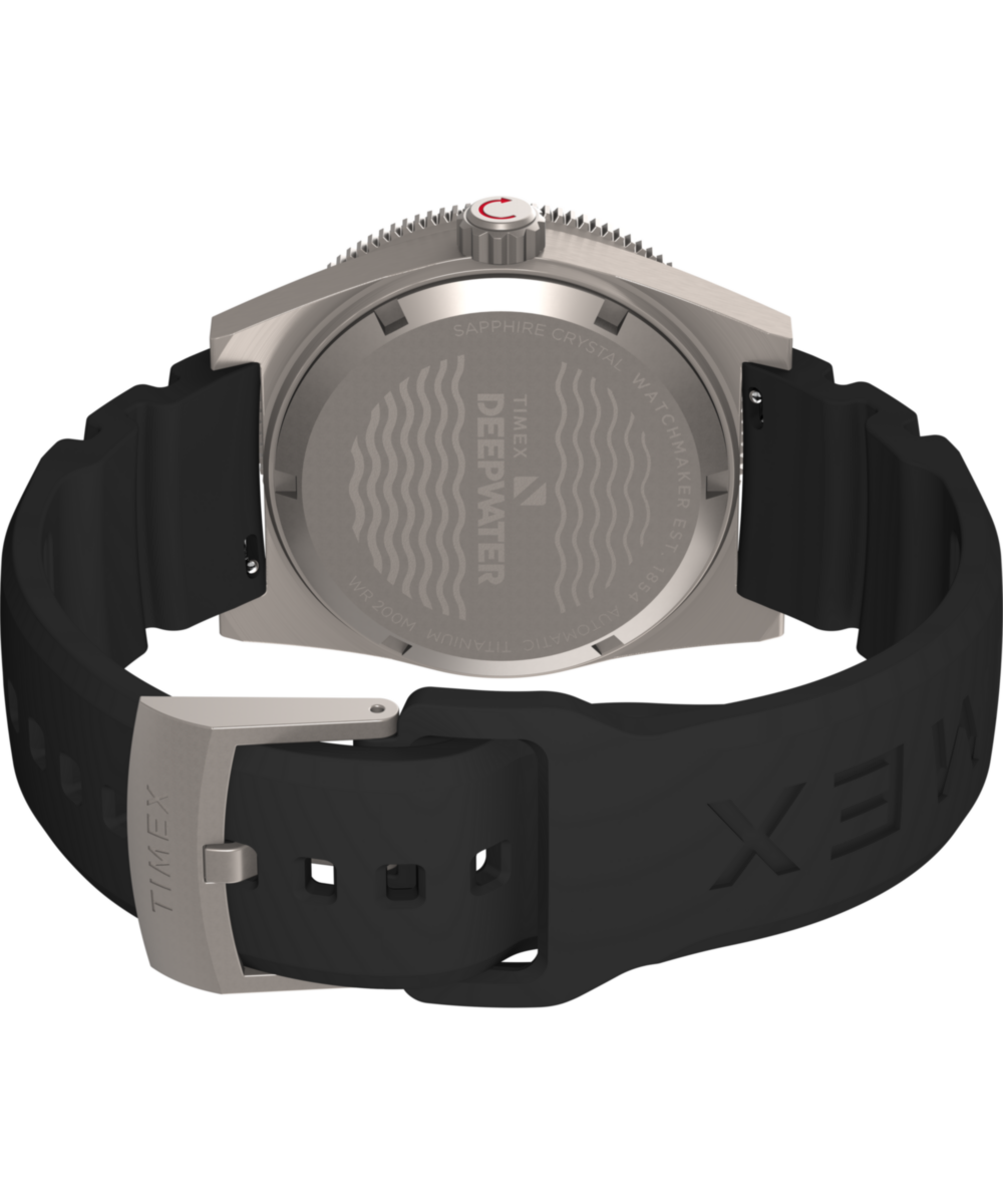 Deepwater Reef 200 Titanium Automatic 41mm Synthetic Rubber Strap Watch