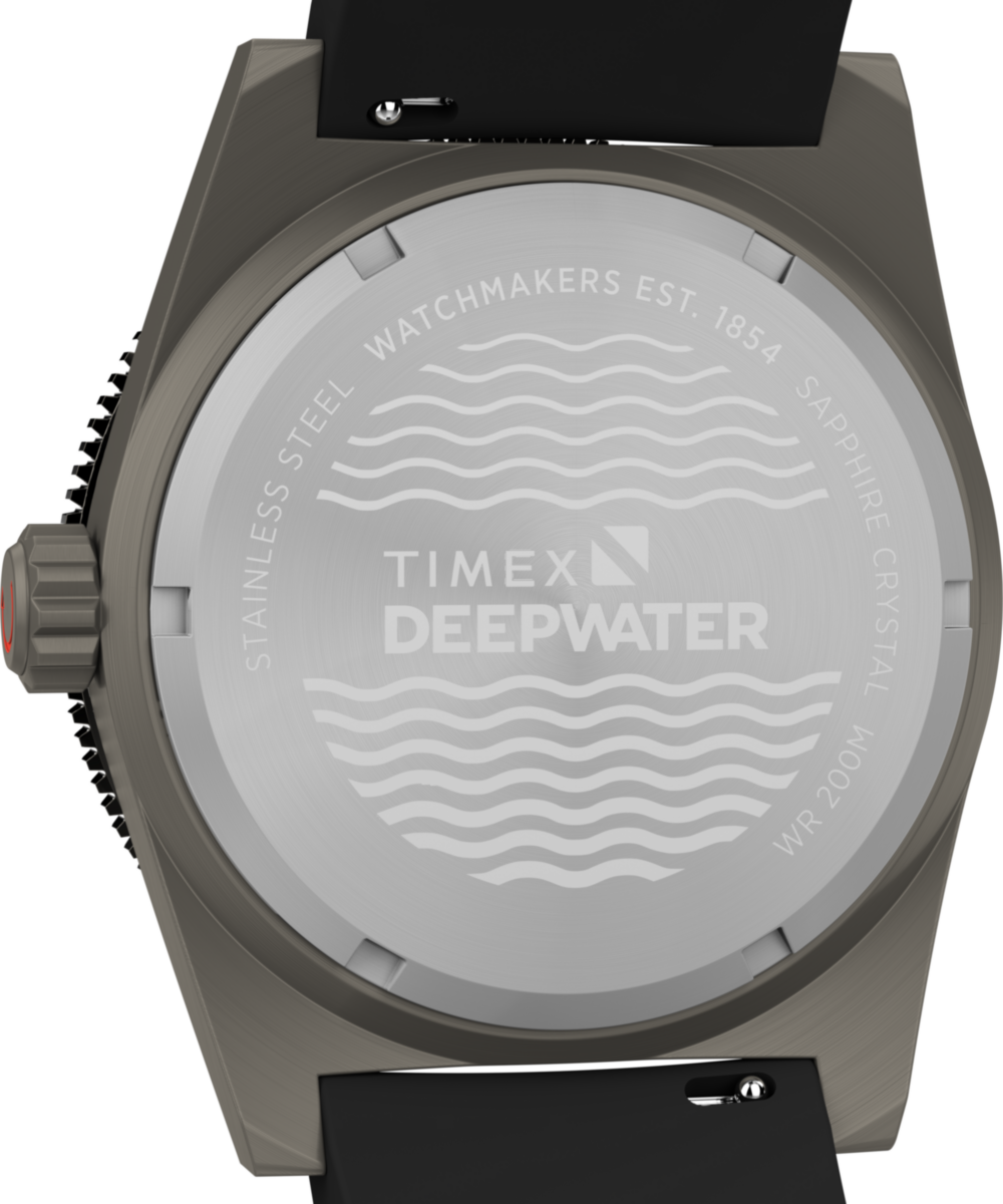 Deepwater Reef 200 41mm Synthetic Rubber Strap Watch   