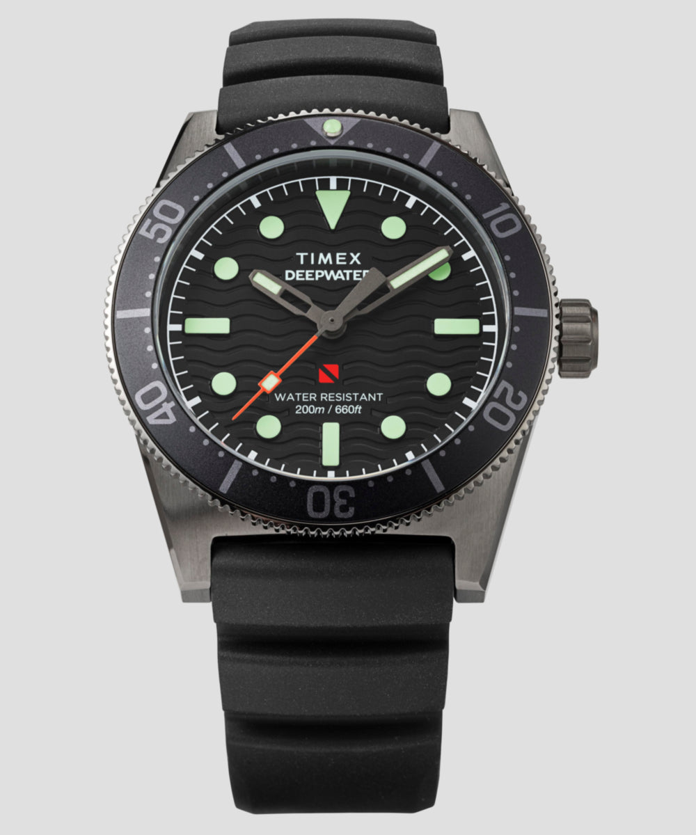 Deepwater Reef 200 41mm Synthetic Rubber Strap Watch   