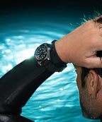 Deepwater Reef 200 GMT 41mm Synthetic Rubber Strap Watch