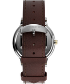 Waterbury Classic Moon Phase 40mm Leather Strap Watch