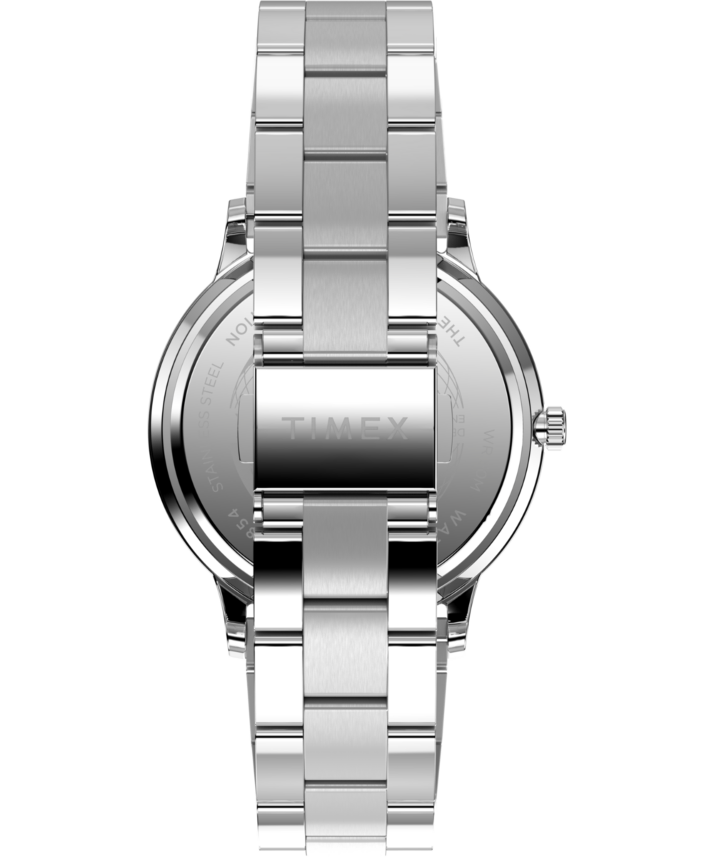 Waterbury Classic Moon Phase 40mm Stainless Steel Bracelet Watch 