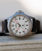 Expedition Titanium 38mm Leather Strap Watch 