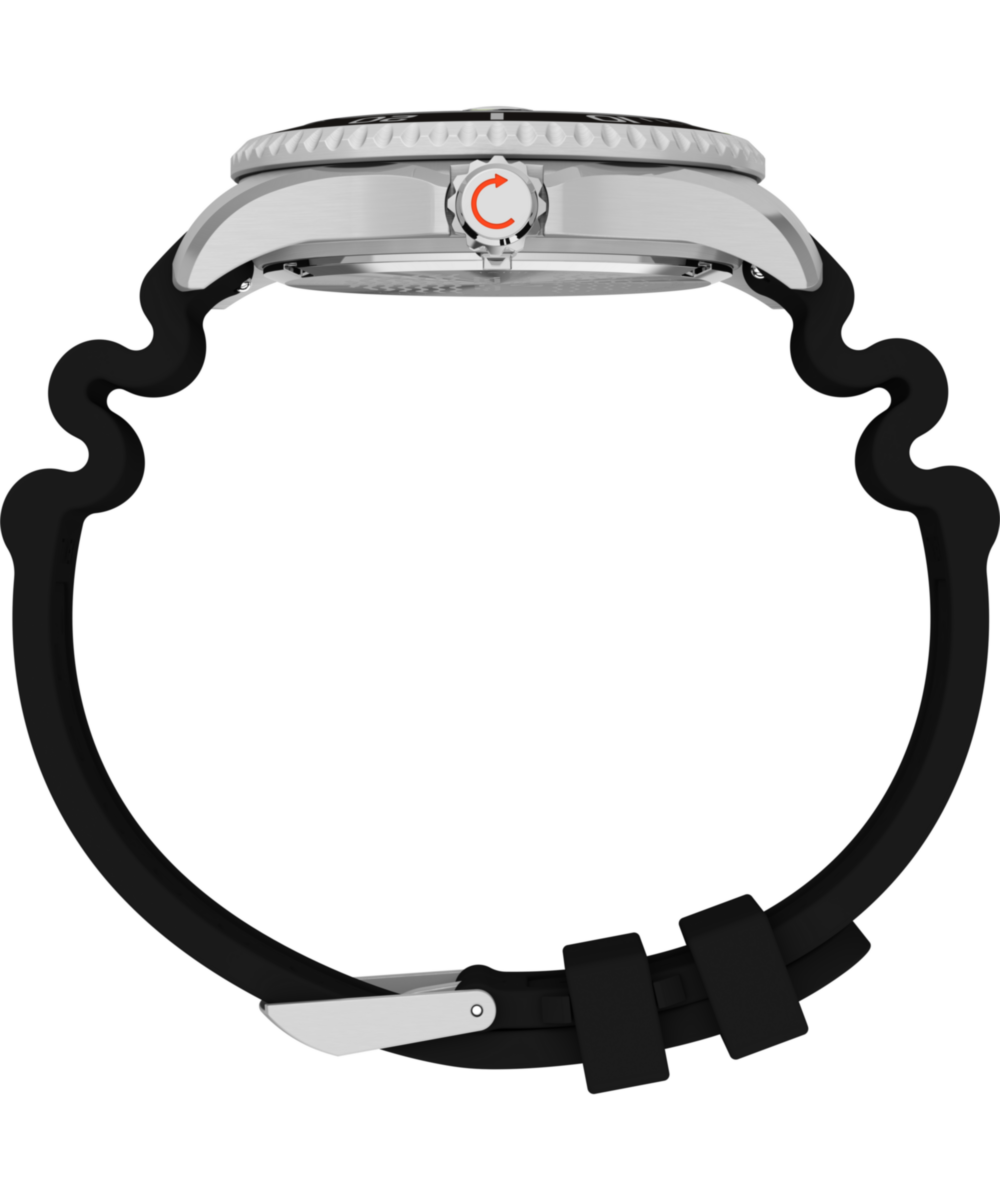 Deepwater Meridian 200 44mm Synthetic Rubber Strap Watch 