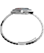 Timex x Peanuts® Q Timex® GMT 38mm Stainless Steel Bracelet Watch