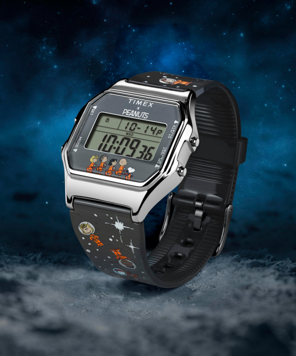 Timex x Peanuts® T80 Peanuts Space 34mm Resin Strap Watch