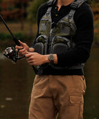 Expedition Tide-Temp-Compass 43mm Fabric Strap Watch