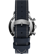 Marlin® Chronograph Tachymeter 40mm Leather Strap Watch