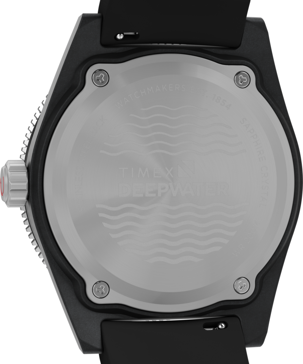 Deepwater Reef 200 XCF 43mm Synthetic Rubber Strap Watch